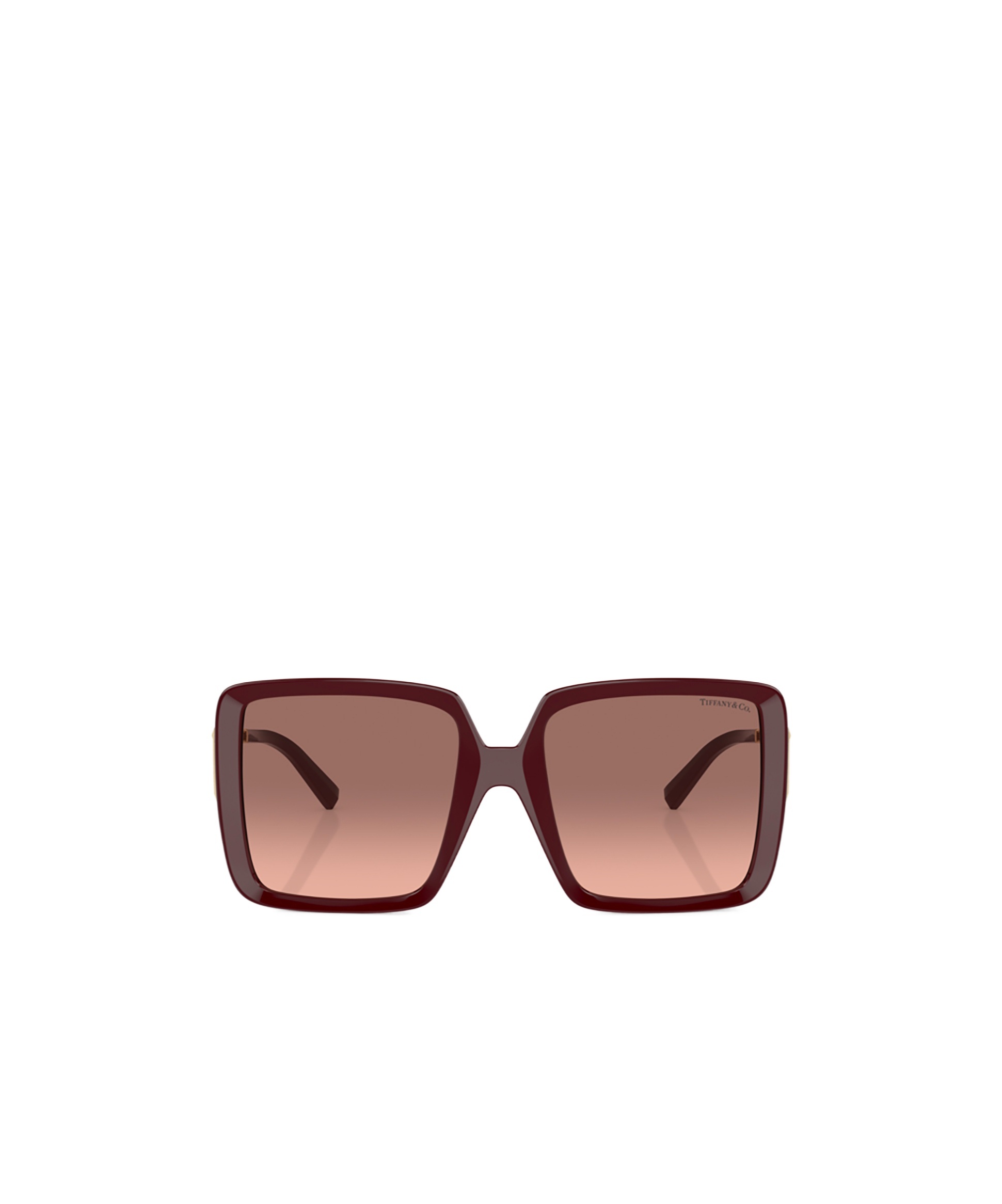 Tiffany & Co 55mm Gradient Square Sunglasses In Brown