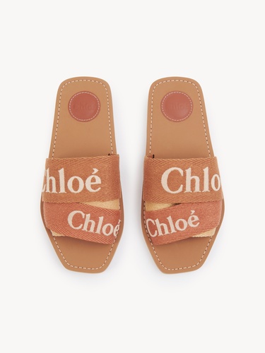 Chloé Woody Mule In Brown