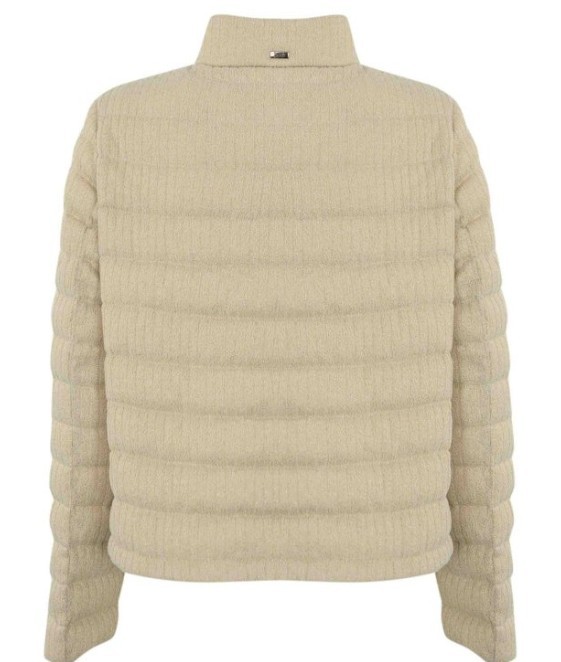 Herno Padded High-neck Jacket In Neutral