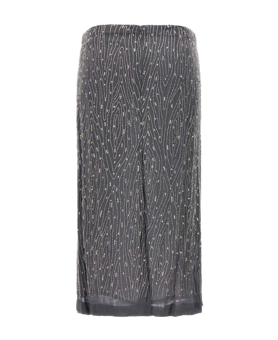 P.a.r.o.s.h Loose Waist Skirt In Black
