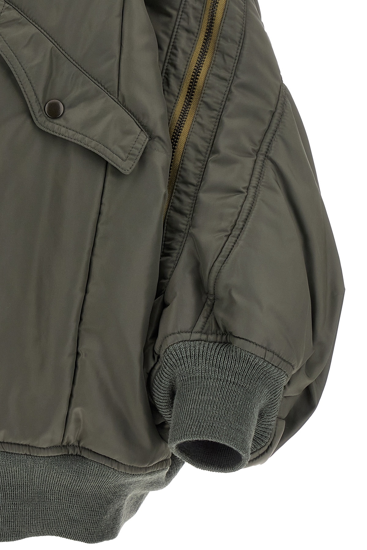 Junya Watanabe Zippered Casual Jacket In Green