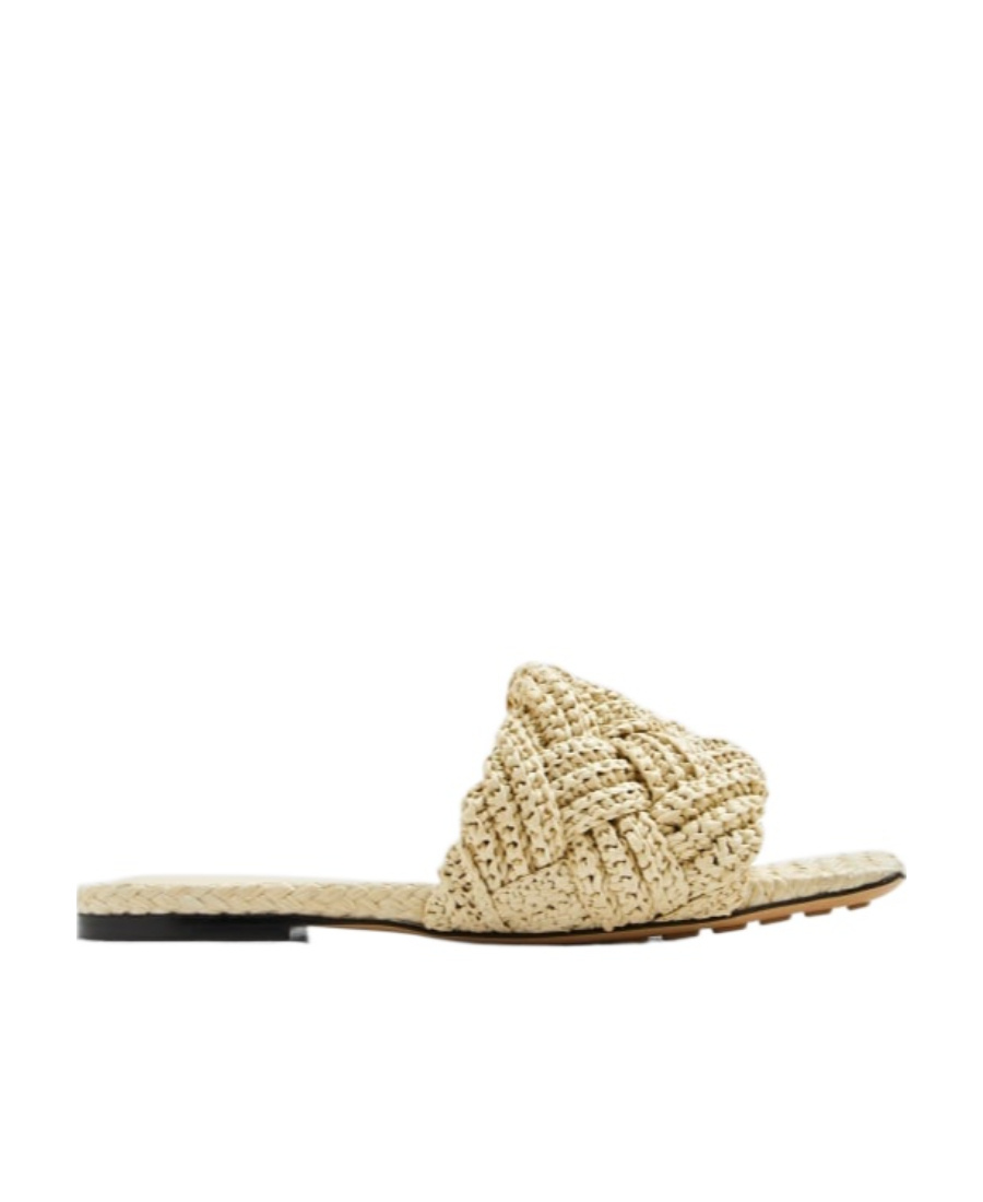 Bottega Veneta 10mm Lido Viscose Sandals In Nude
