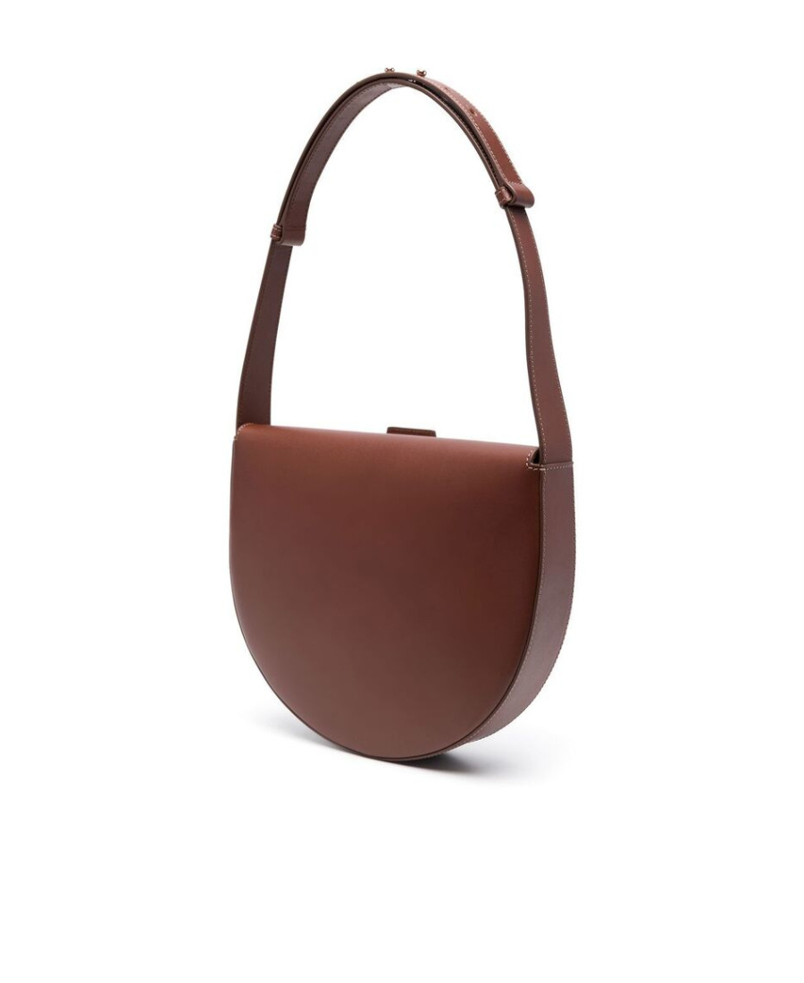 Apc Leather Shoulder Bag In Red