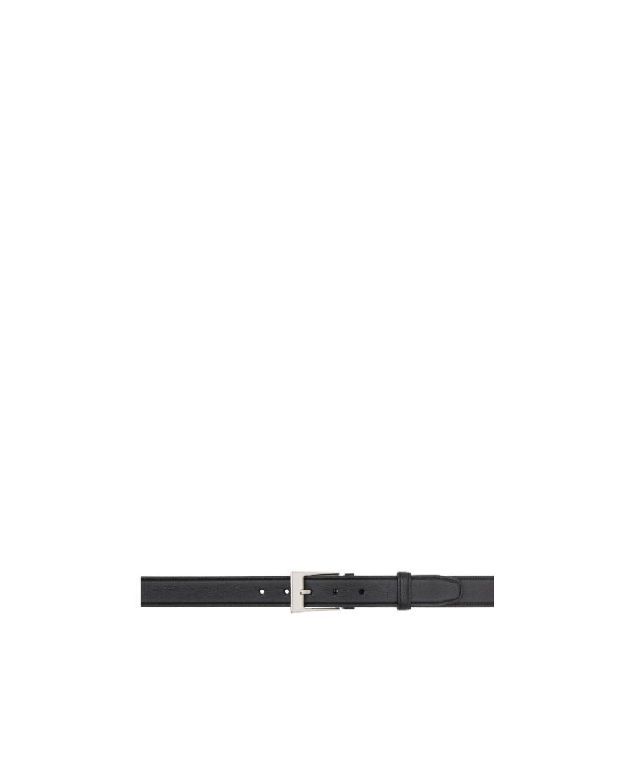 The Row Perforated Belt In Black