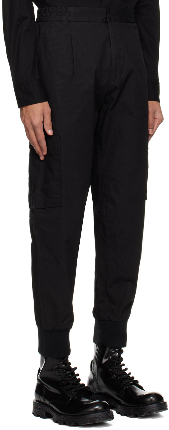 Hugo Boss Overalls Casual Trousers In Black