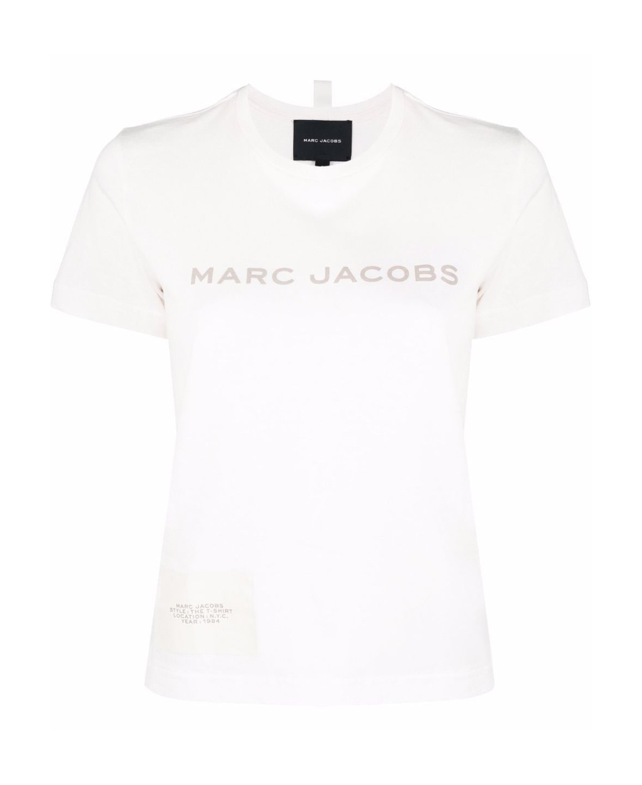 Marc Jacobs Logo Printed T-shirt In White