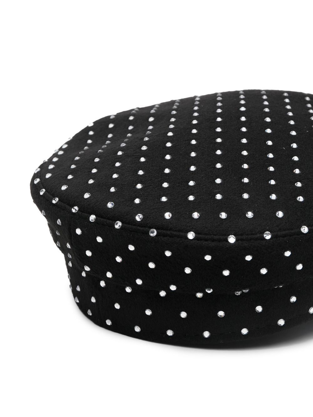 Ruslan Baginskiy Crystal-embellishment Boy Cap In Black