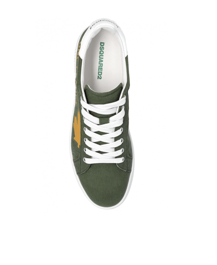 Dsquared2 One Life Organic Cotton Boxer Sneakers In White