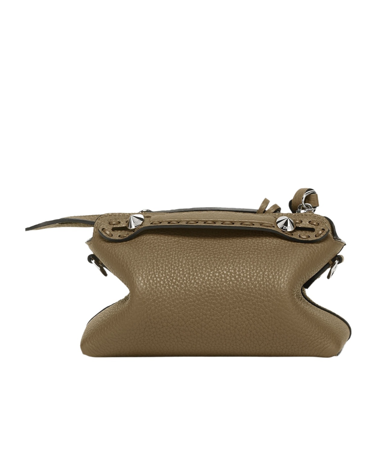 Fendi By The Way Soft Large Selleria Macro In Brown