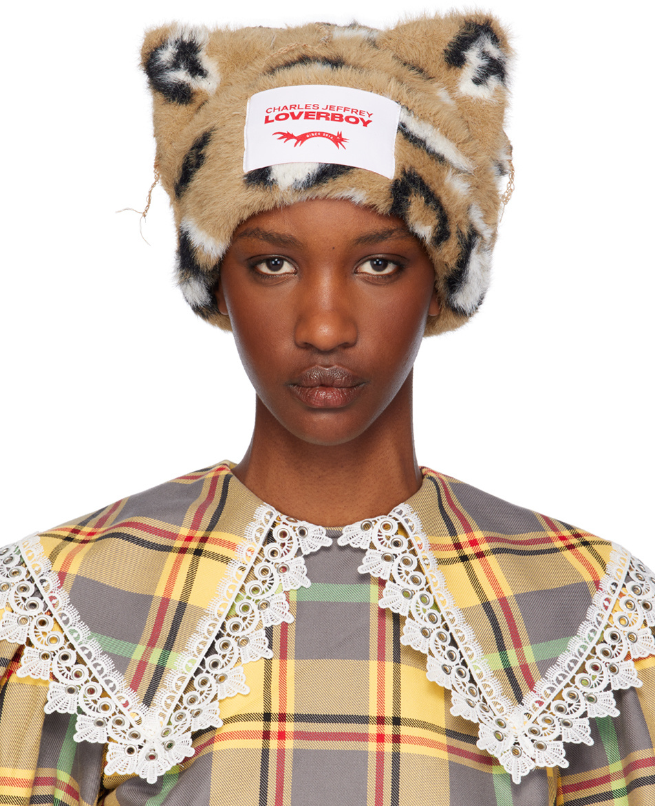 Charles Jeffrrey Loverboy Cap With Thick Ears In Brown