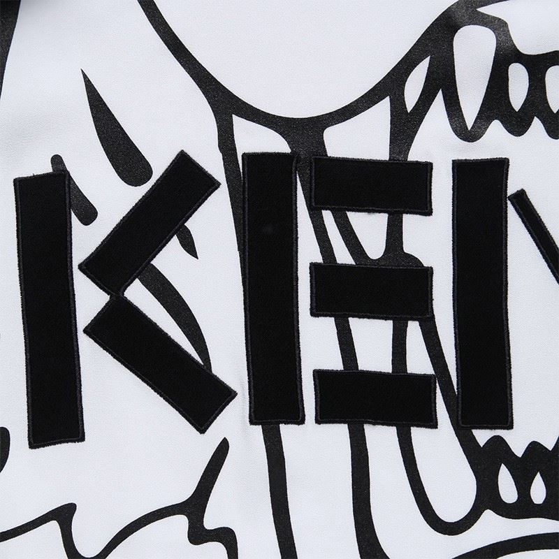 KENZO LOGO PRINTED DRESS