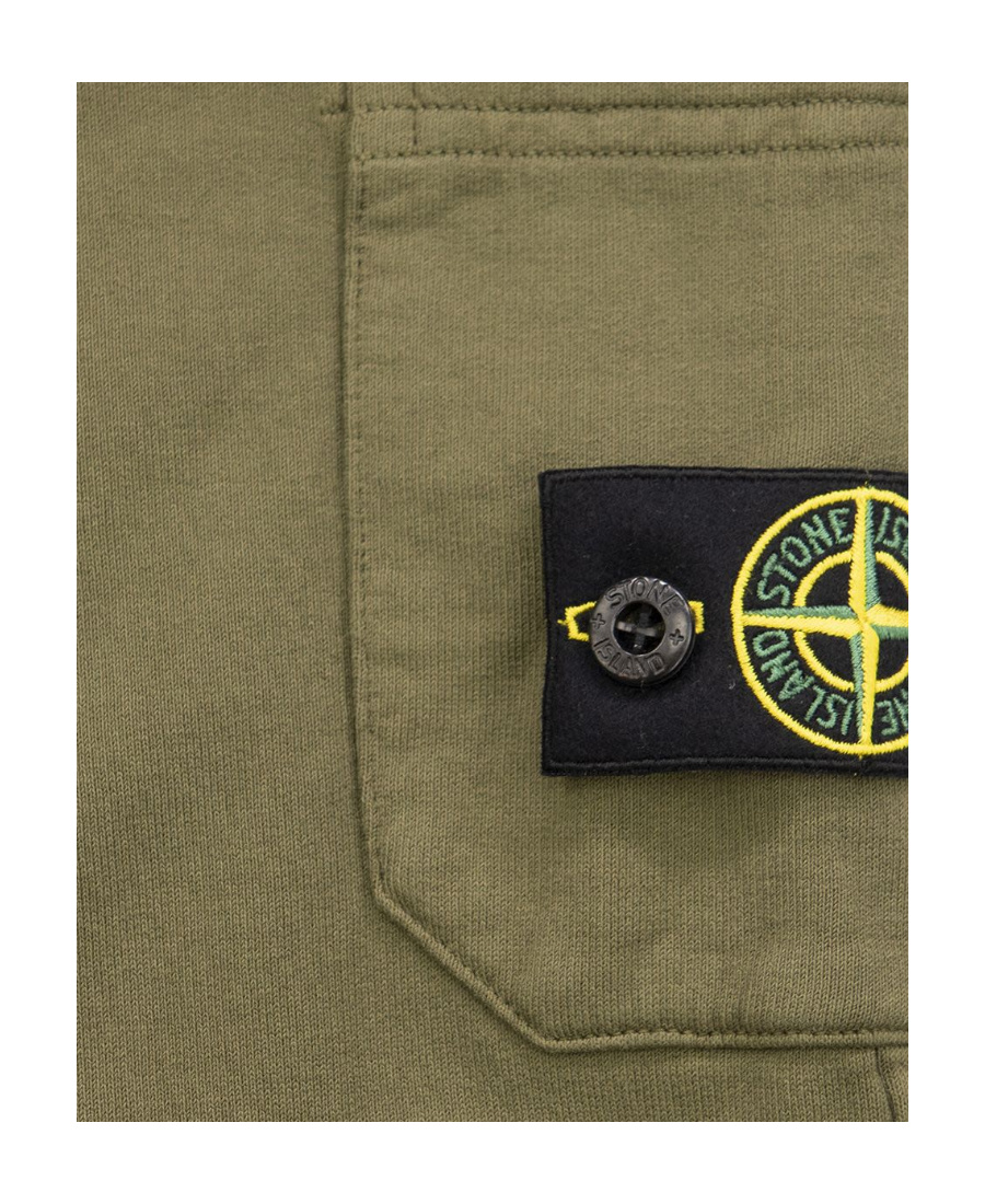 STONE ISLAND TEEN LOGO TRACKSUIT BOTTOMS