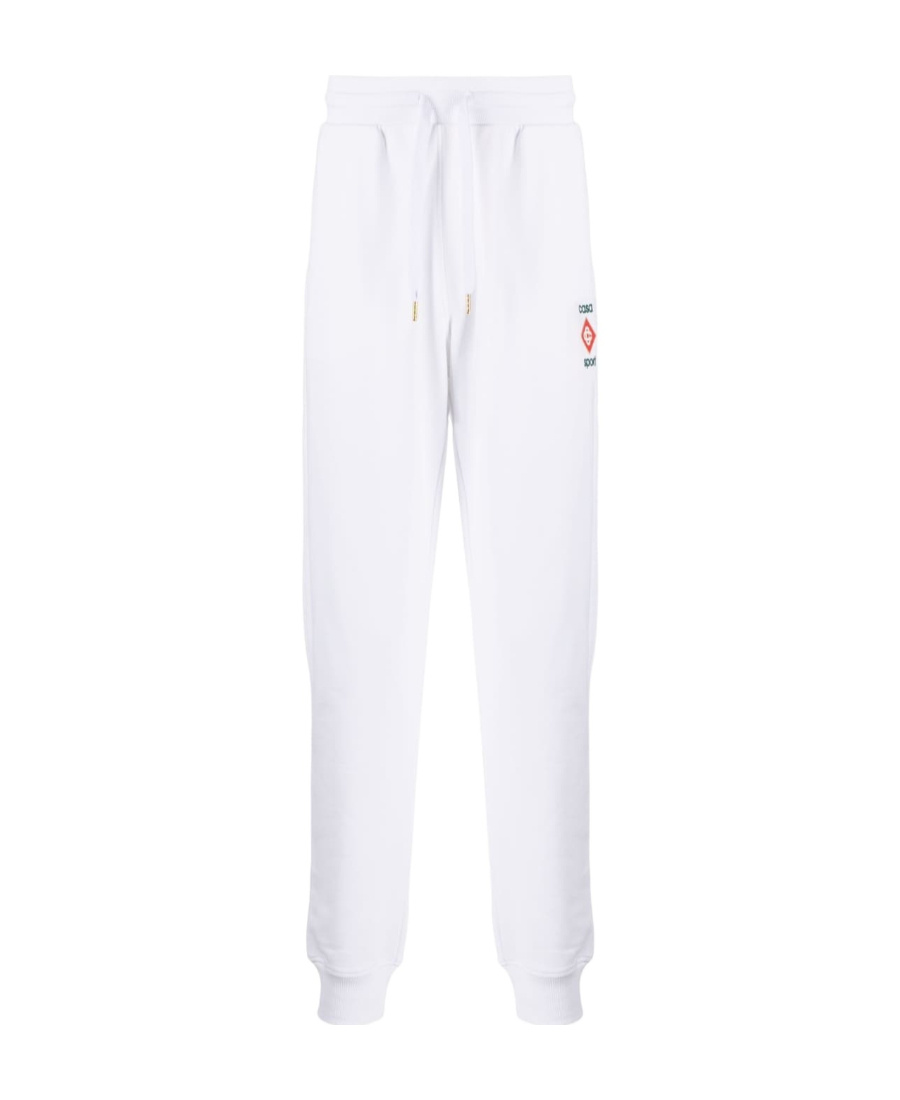 Casablanca Logo-print Track Pants In White