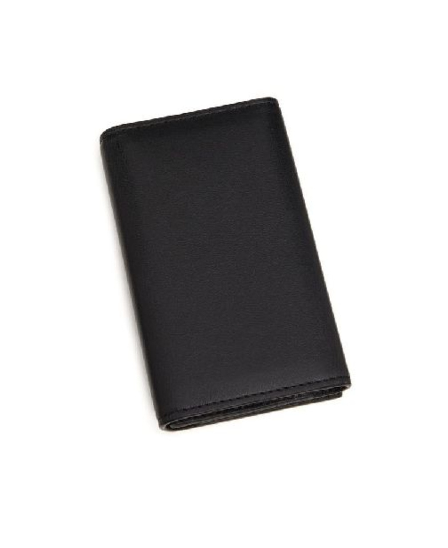 Valentino Vlogo Keyring Pouch In Black