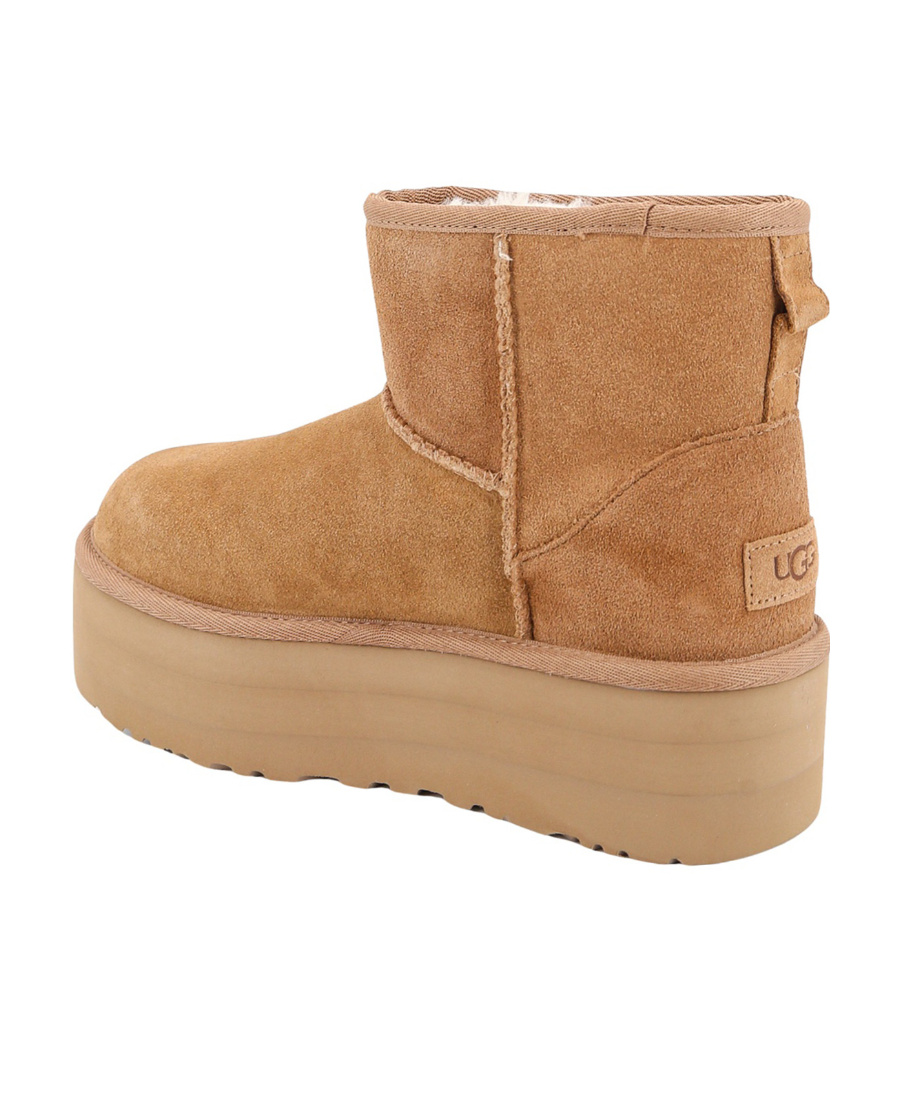 Ugg Classic Mini Platform Boots In Chestnut In Multi