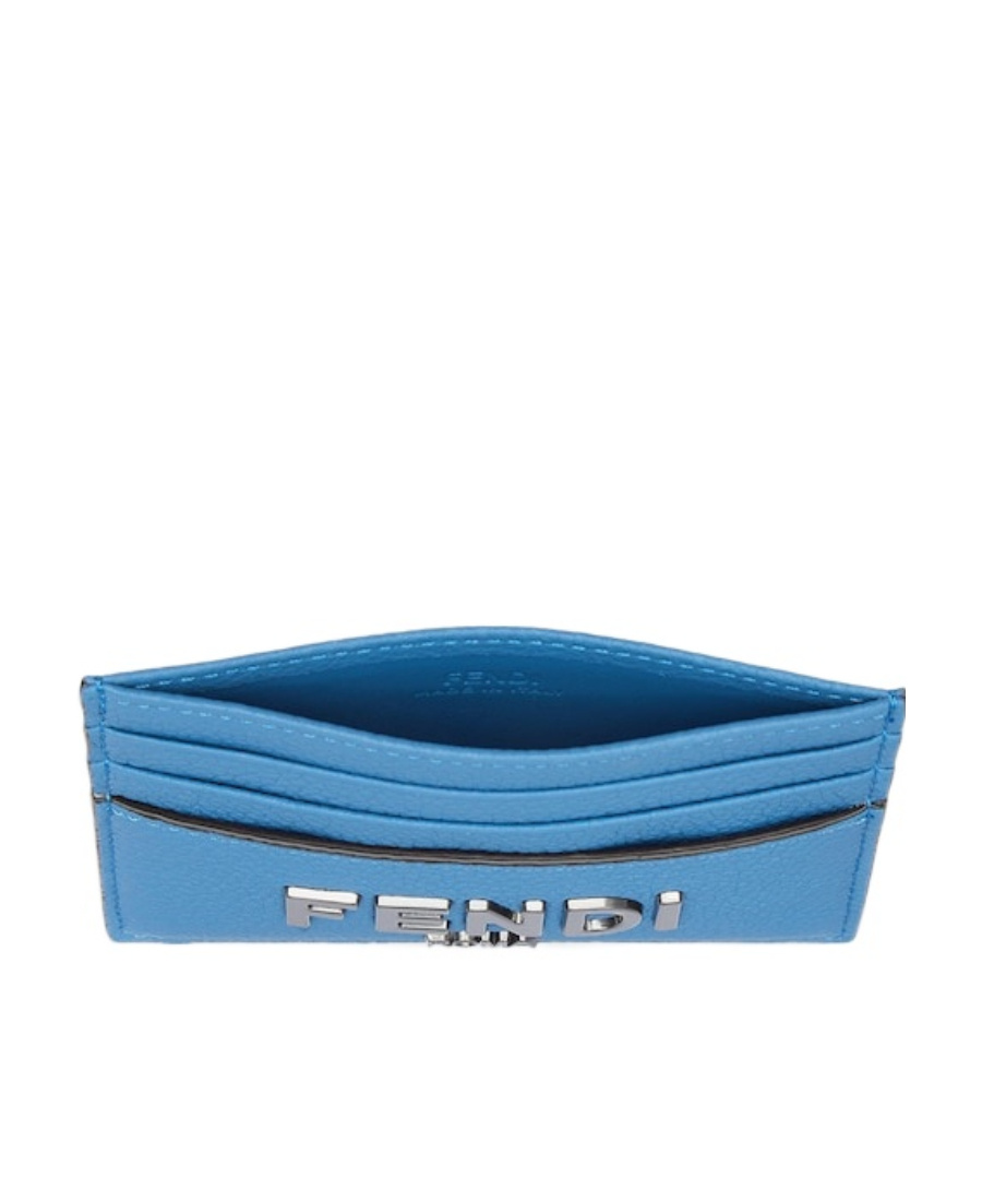 Fendi Logo Clip In Blue