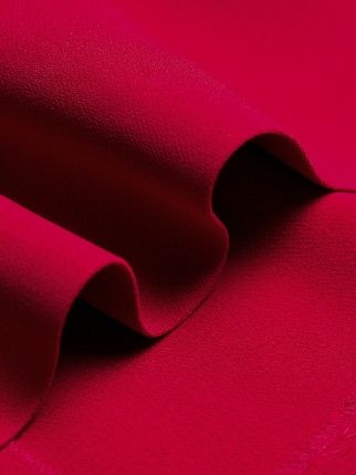 RED VALENTINO MINI SKIRT WITH PLEATED HEM