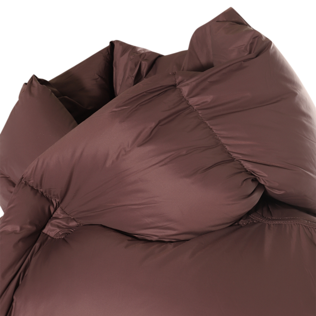 Rick Owens Amethyst Liner Down Jacket In Red