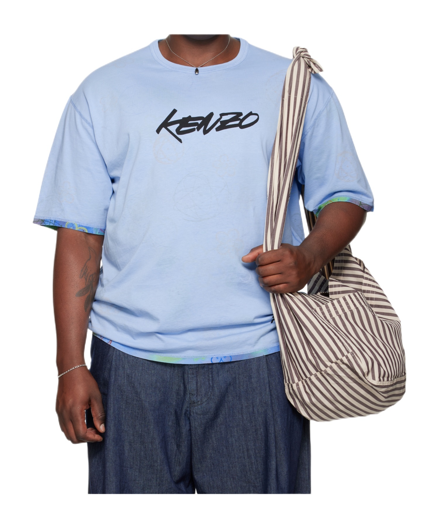 Kenzo Futura Reversible Classic T-shirt Clothing In Blue