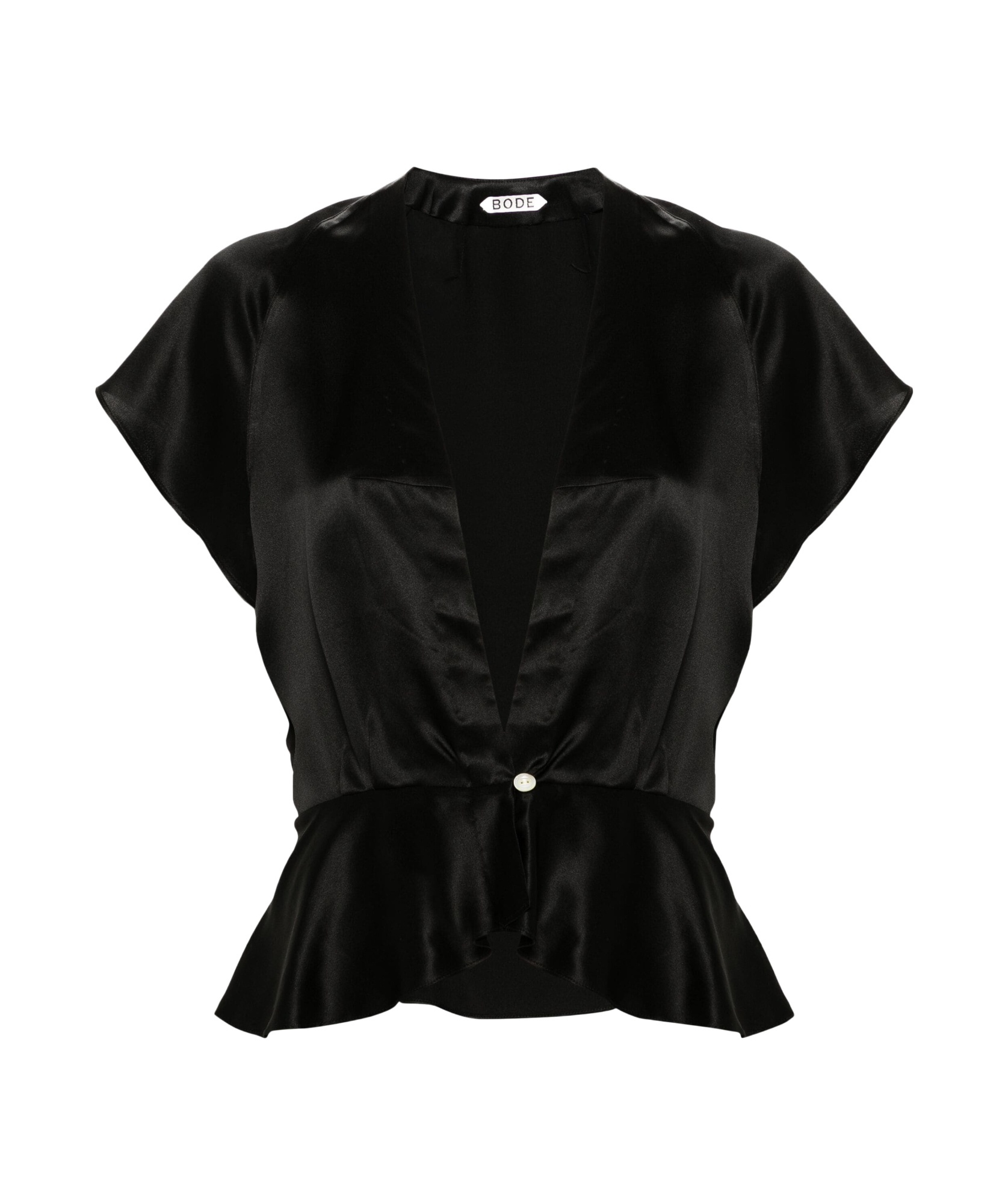 Bode Short-sleeved Shirt In Black
