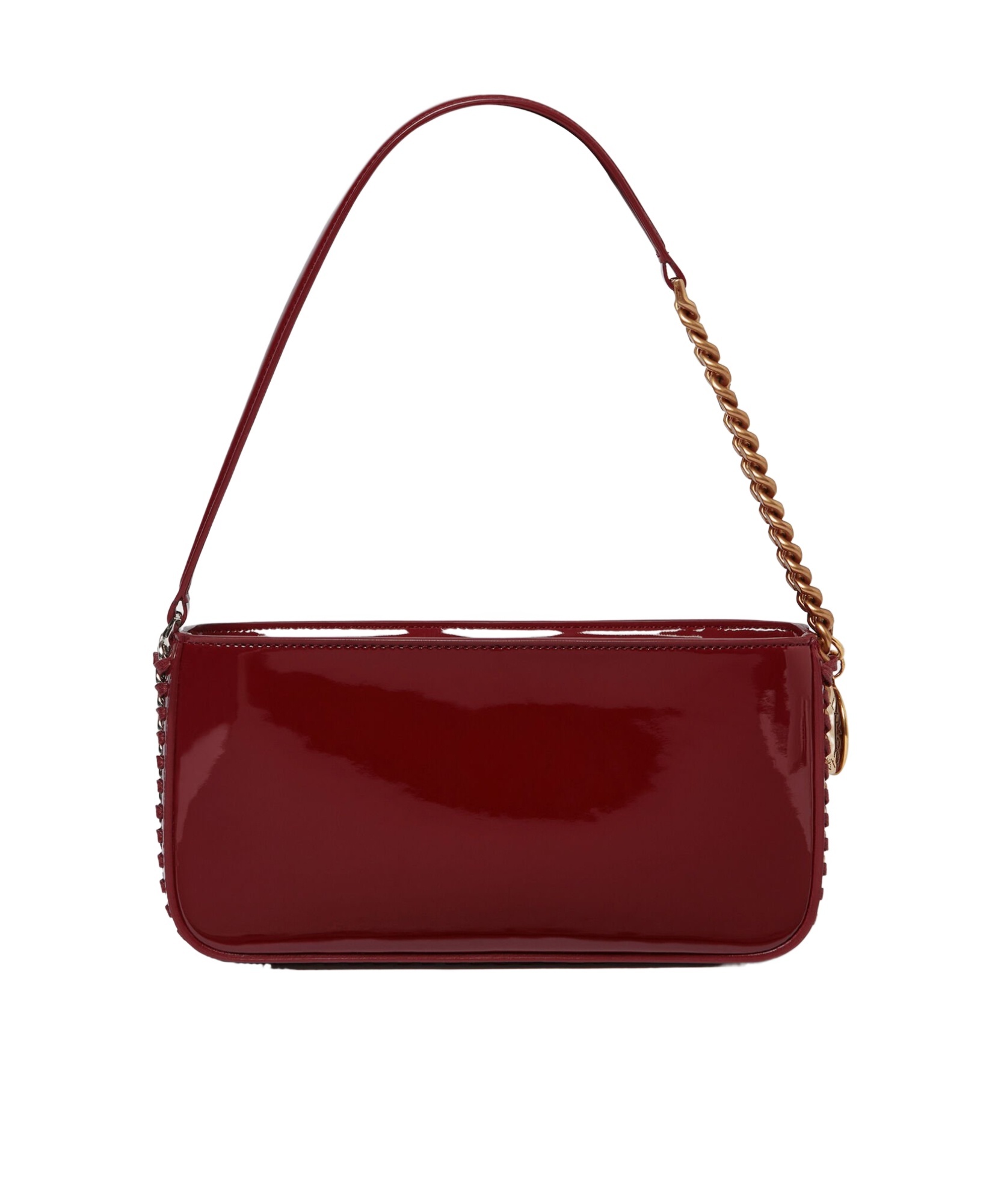 Stella Mccartney Frayme Baguette Shoulder Backpack In Red
