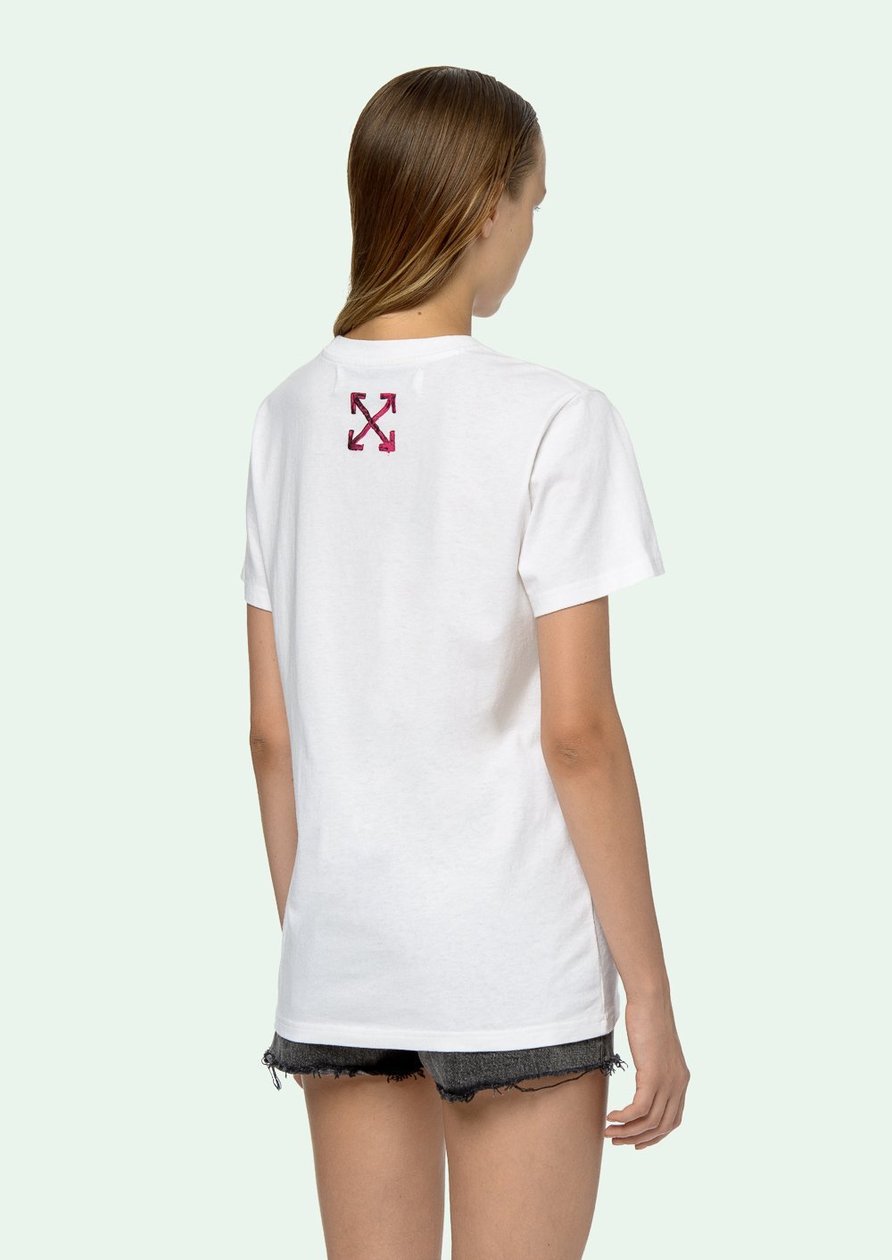 Off-white Arrow Printed T-shirt In White