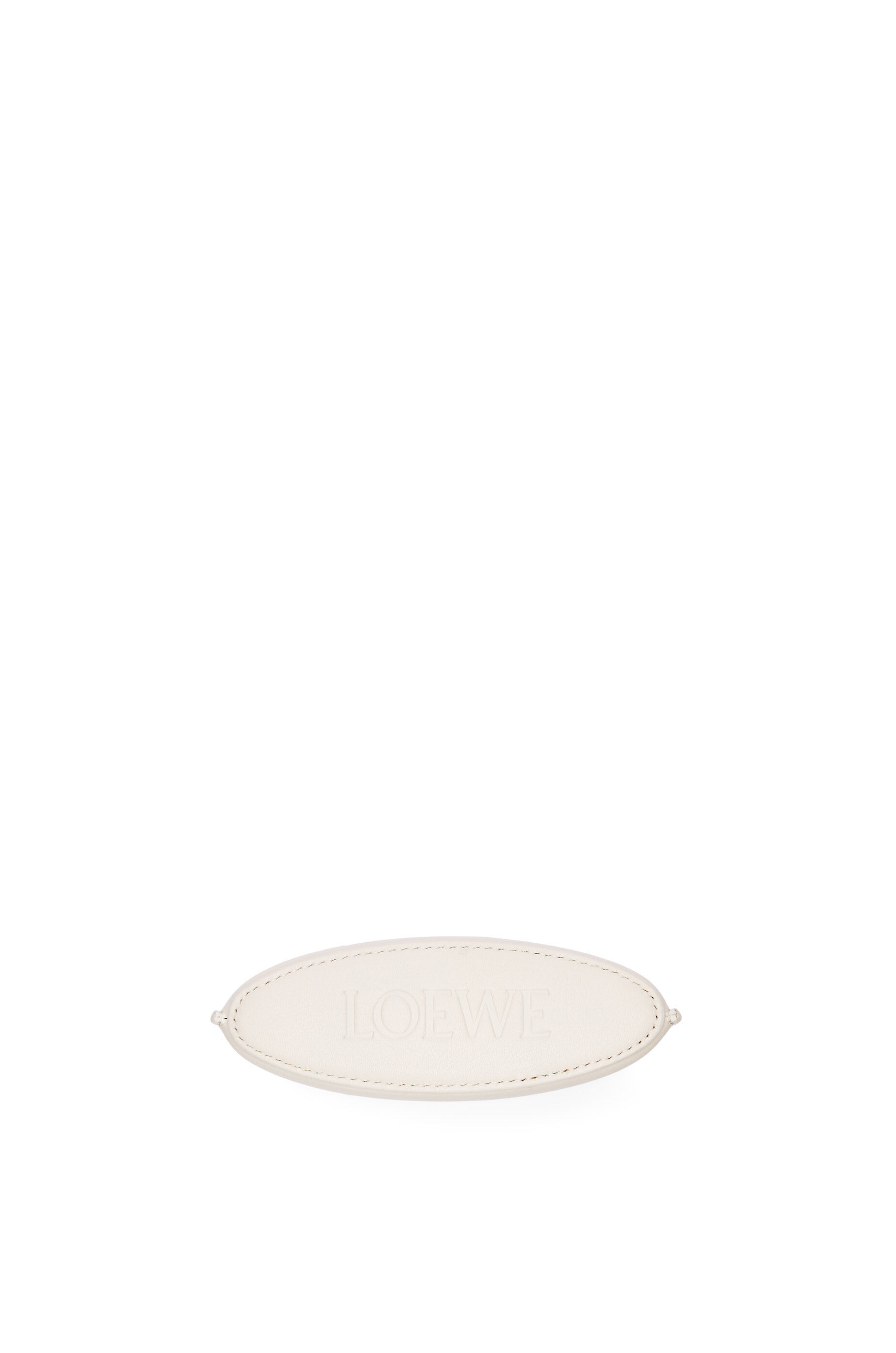 Loewe Schultertasche Dice Pocket Aus Leder In White