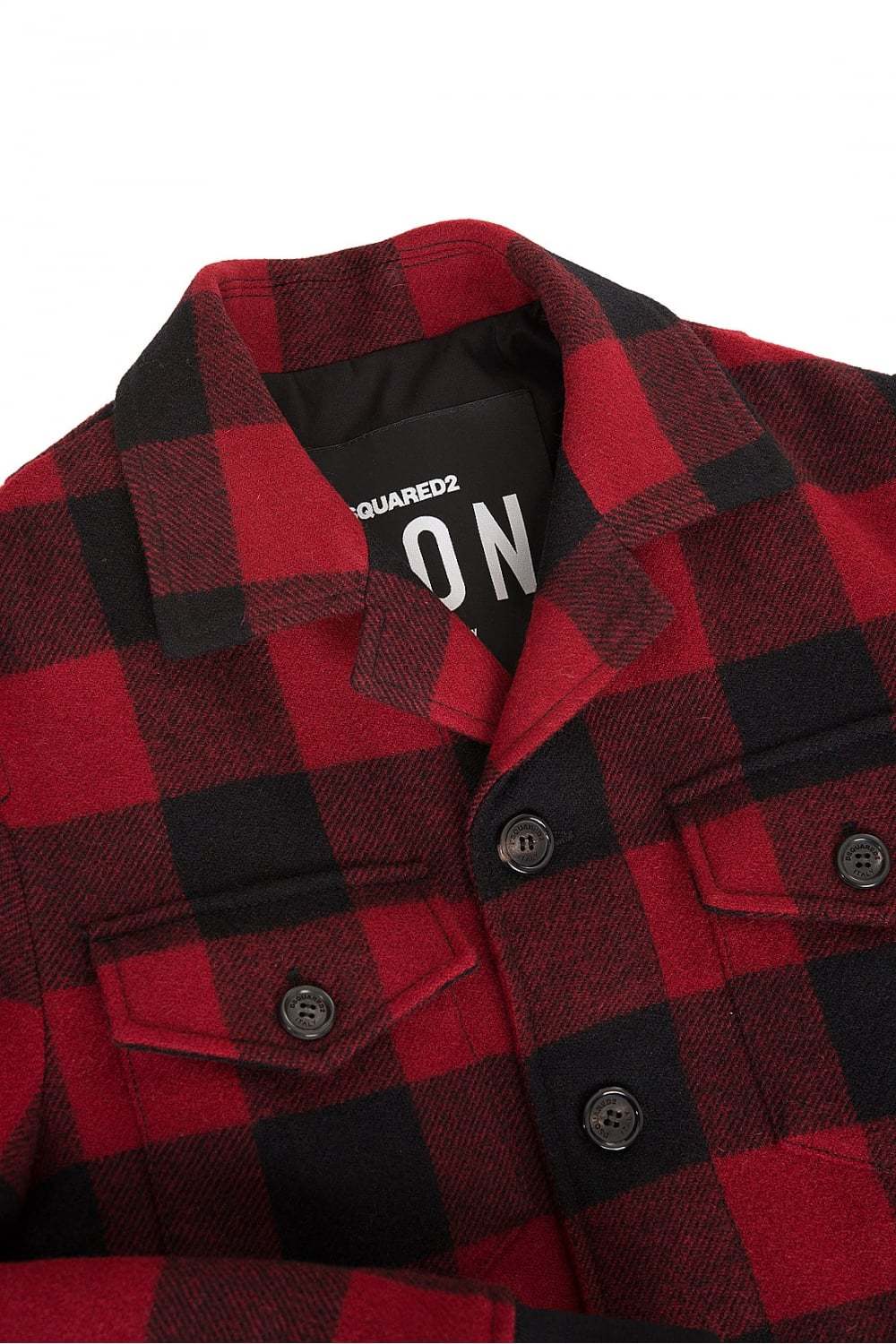 Dsquared2 Long Sleeve Jacket In Red