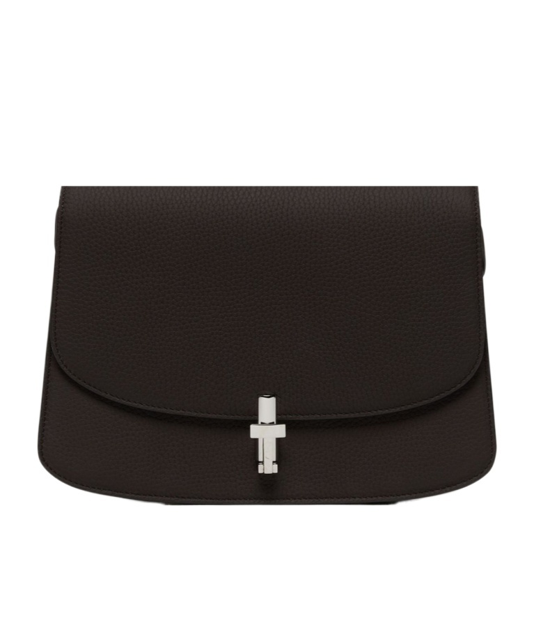 The Row Clamshell Crossbody Bag In Black