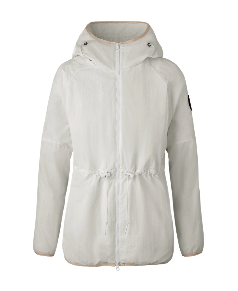 Canada Goose Logo Windproof Jacket In White