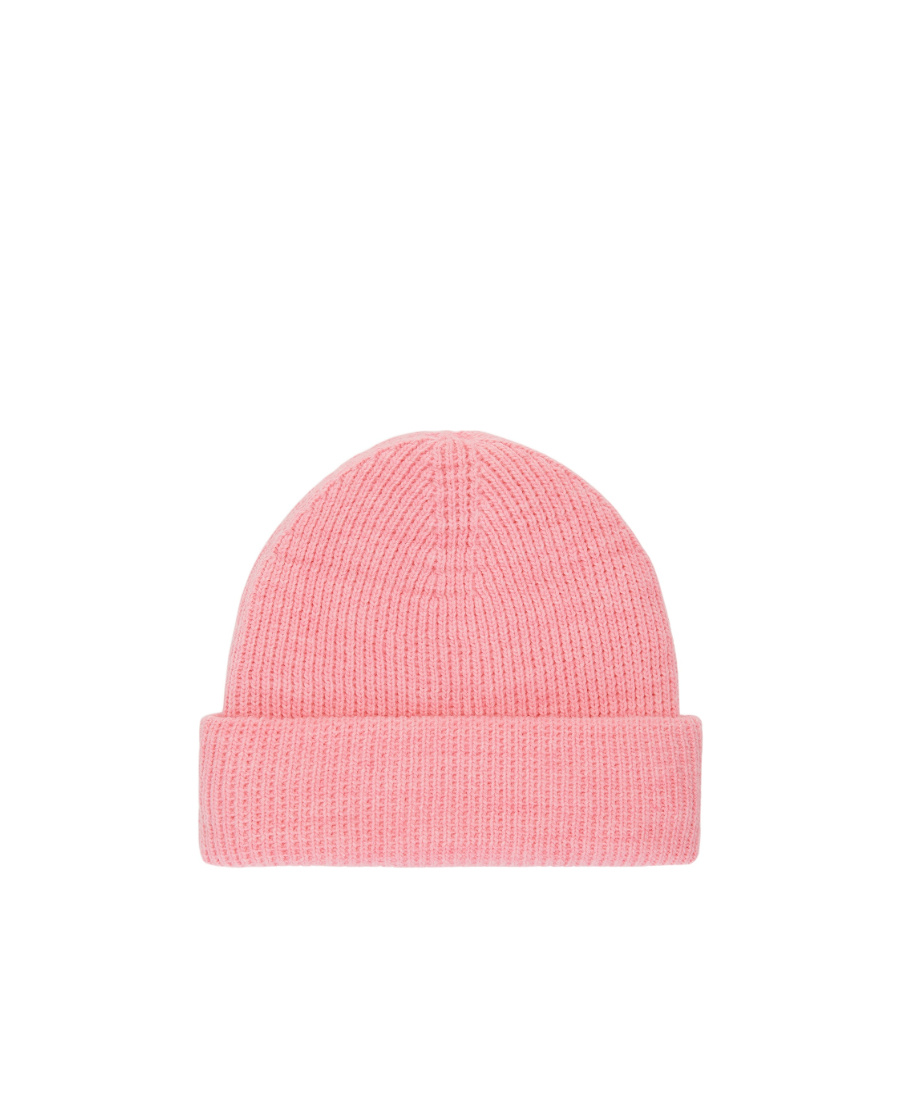 Alexander Wang Logo Beanie In Compact Deboss In Pink