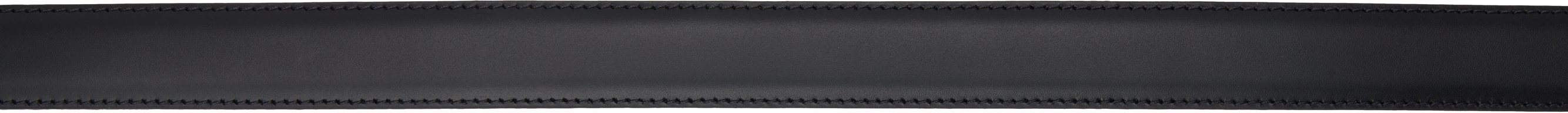 Ami Alexandre Mattiussi Pin Buckle Opens And Closes Waist Belt In Black