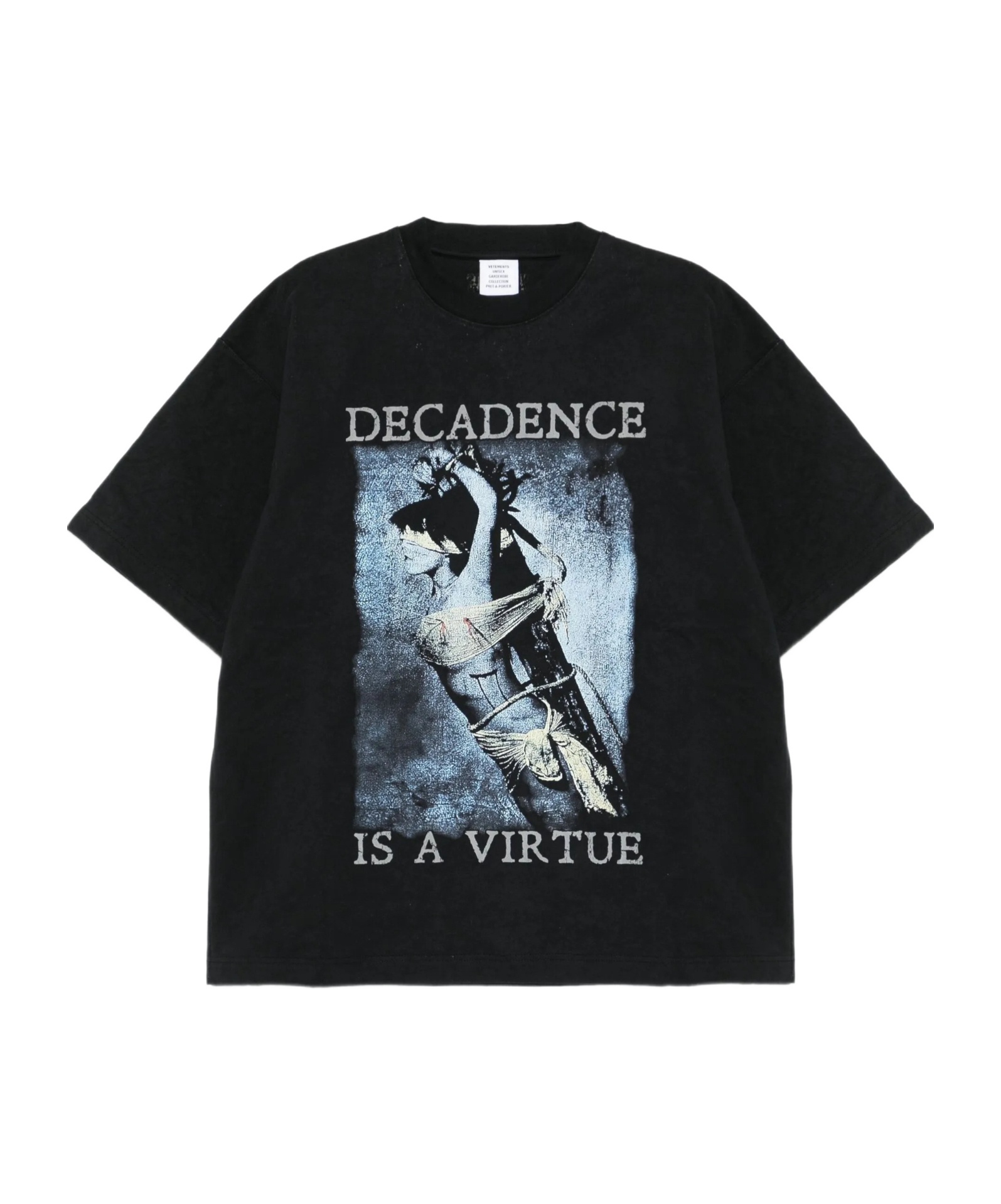 Vetements Cof Decadence Melatized T Shirt Clothing In Black