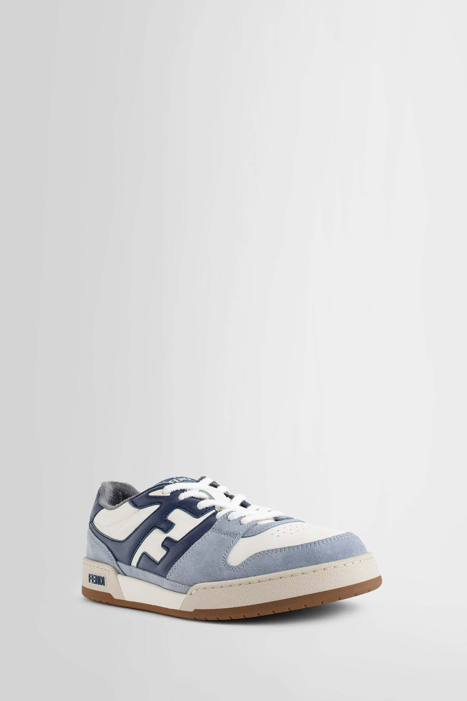 Fendi Low Top Match Sneakers In Blue