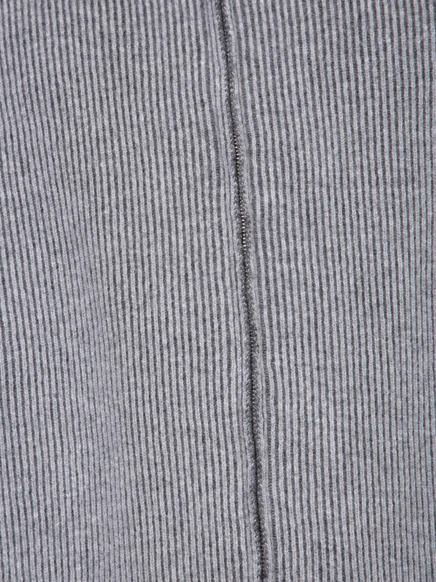 Lardini Knitwear With Ribbed Texture And Zip Closure In Grey