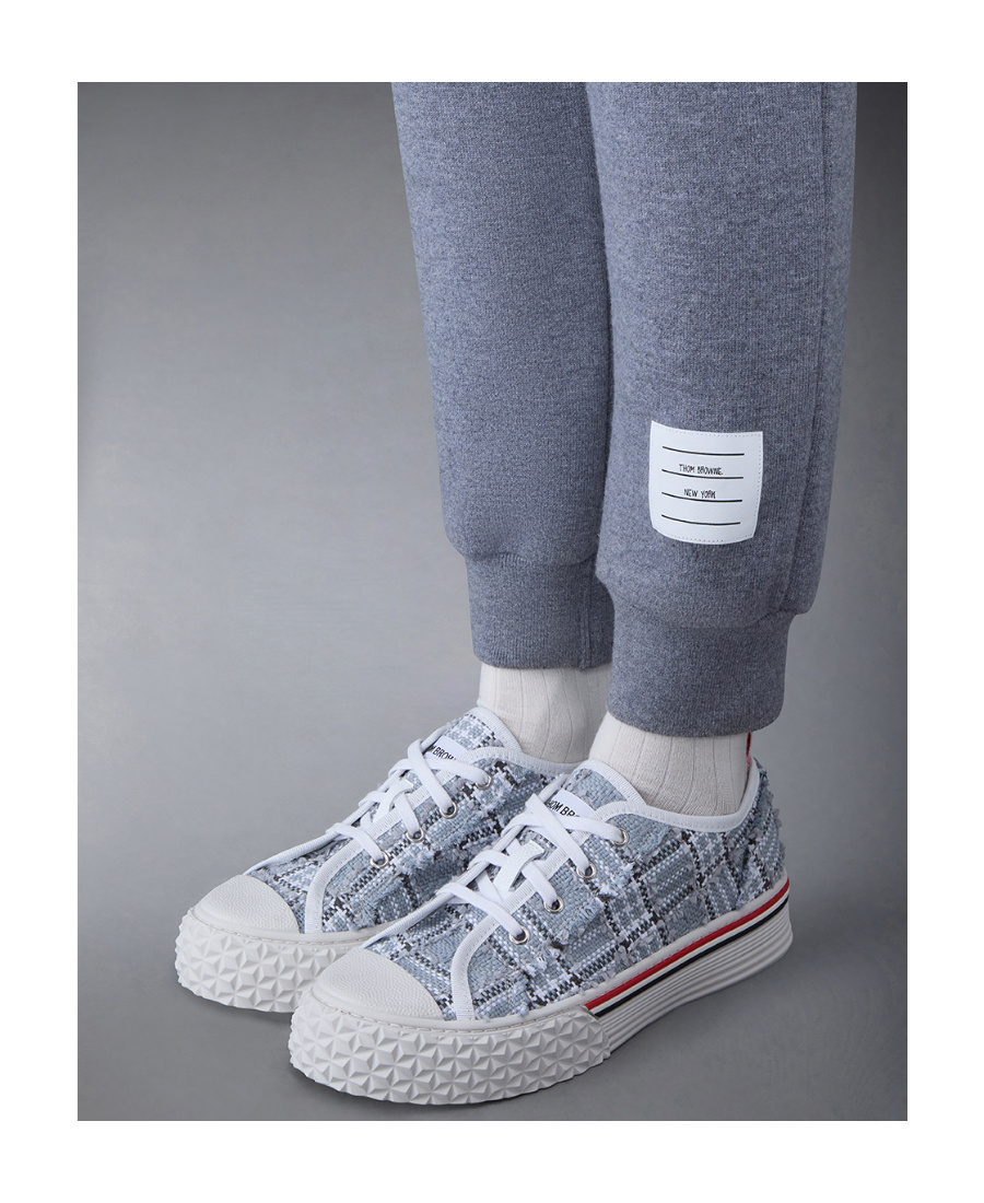 Thom Browne Knitted Side-stripe Track Pants In Multicolor