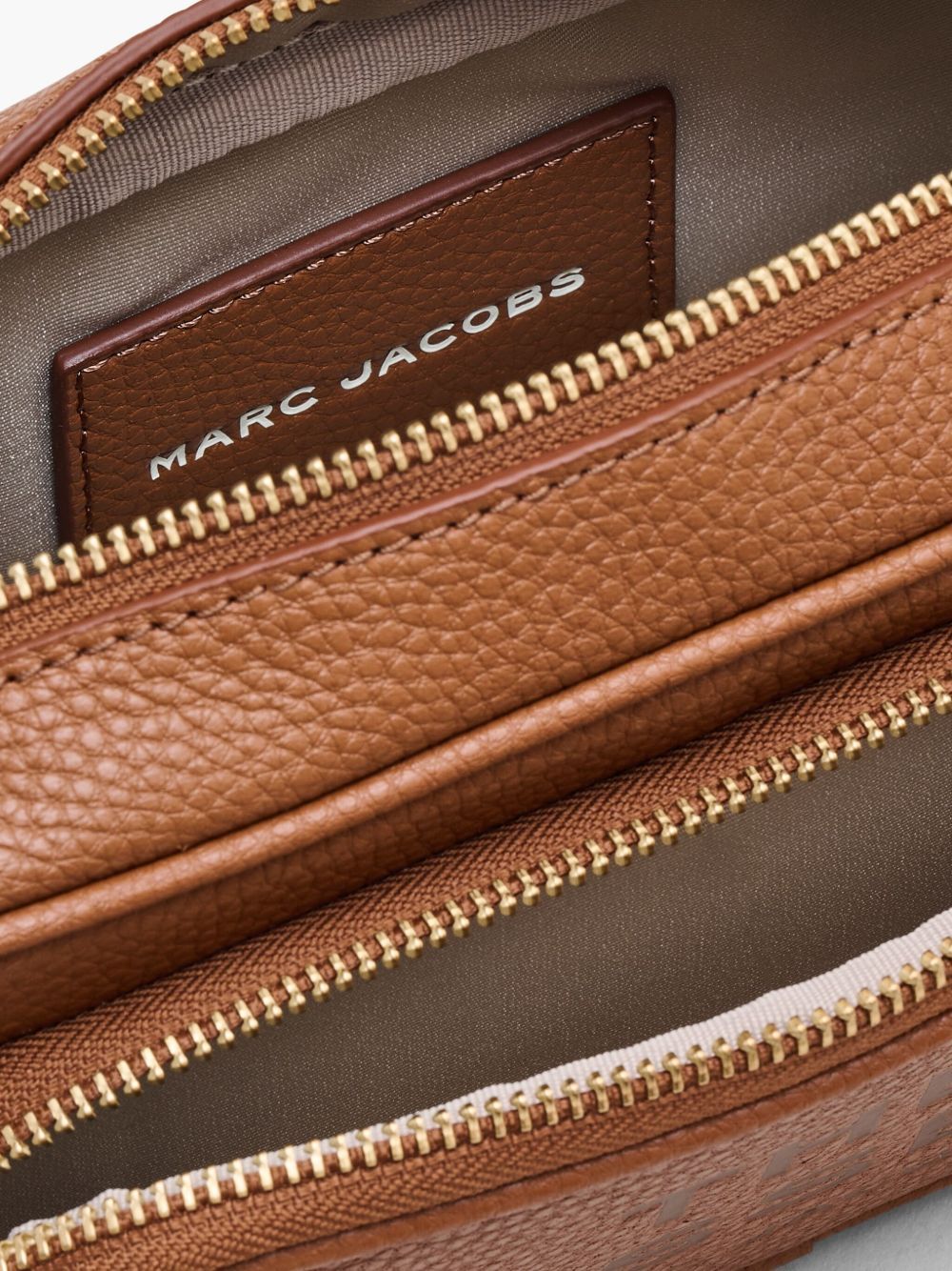 Marc Jacobs The Crossbody Tote Leather Bag Argan Color In Brown