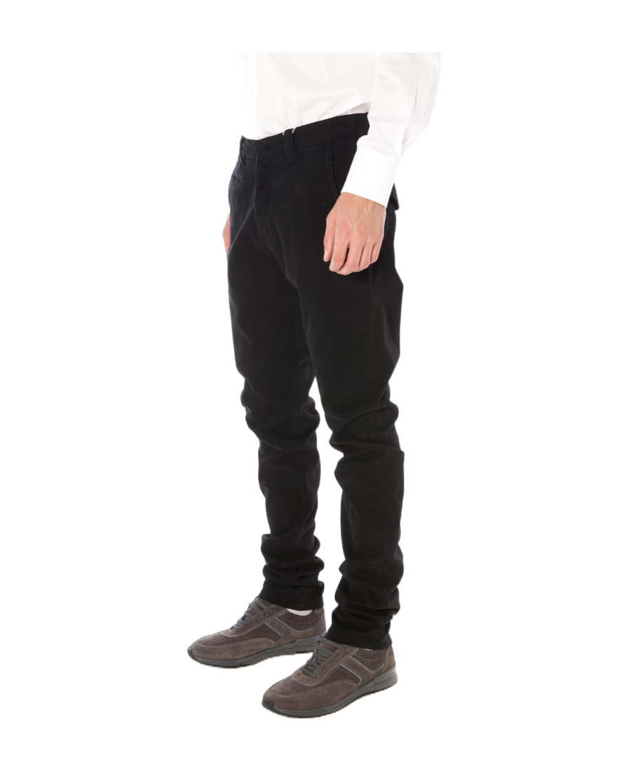 Armani Jeans Cotton Jeans In Black