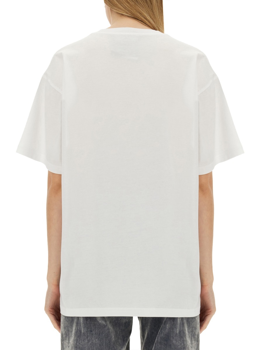 Moschino T-shirt With Logo In White