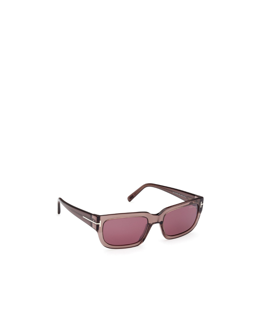 Tom Ford Sunglasses With Rectangular Frames In Pink