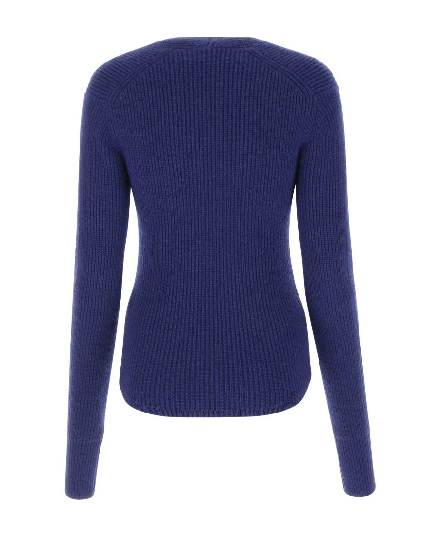Isabel Marant Blue Wool Blend Bailey Sweater In Blue