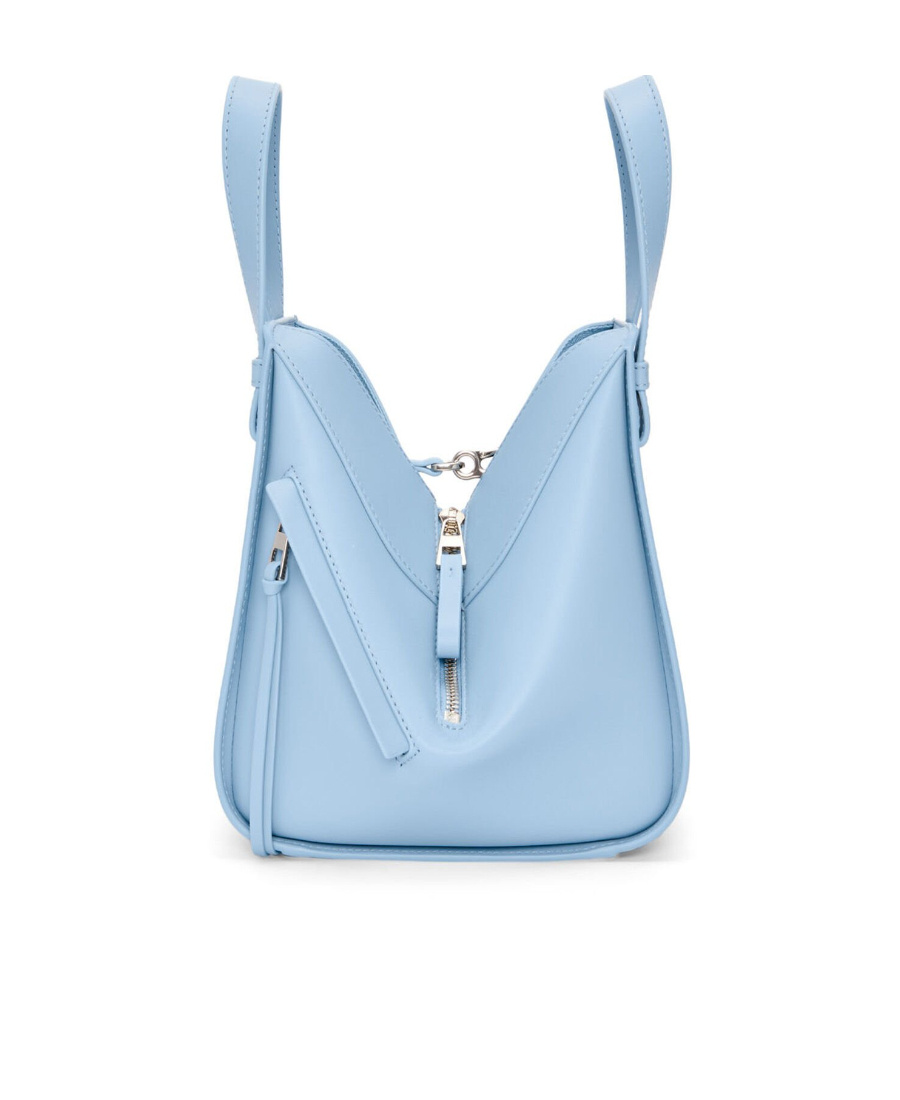 Loewe Hammock Leather Crossbody Bag In Blue