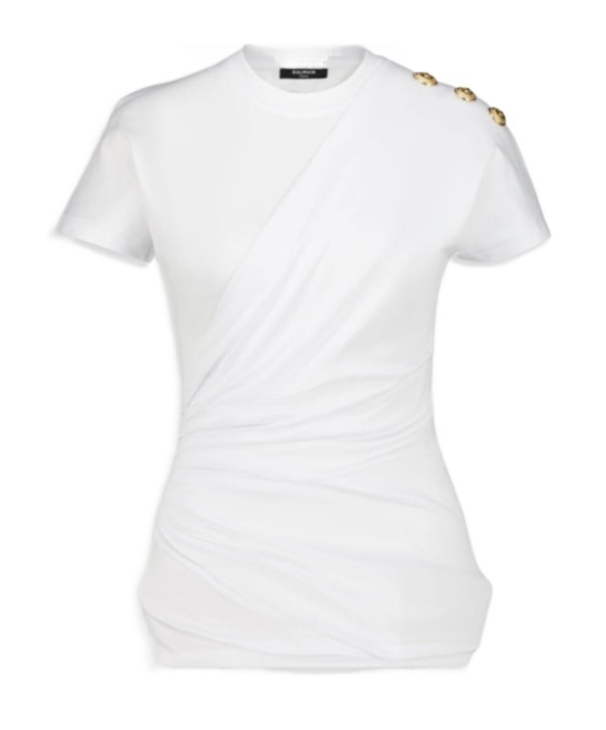 Balmain Short-sleeved T-shirt In White