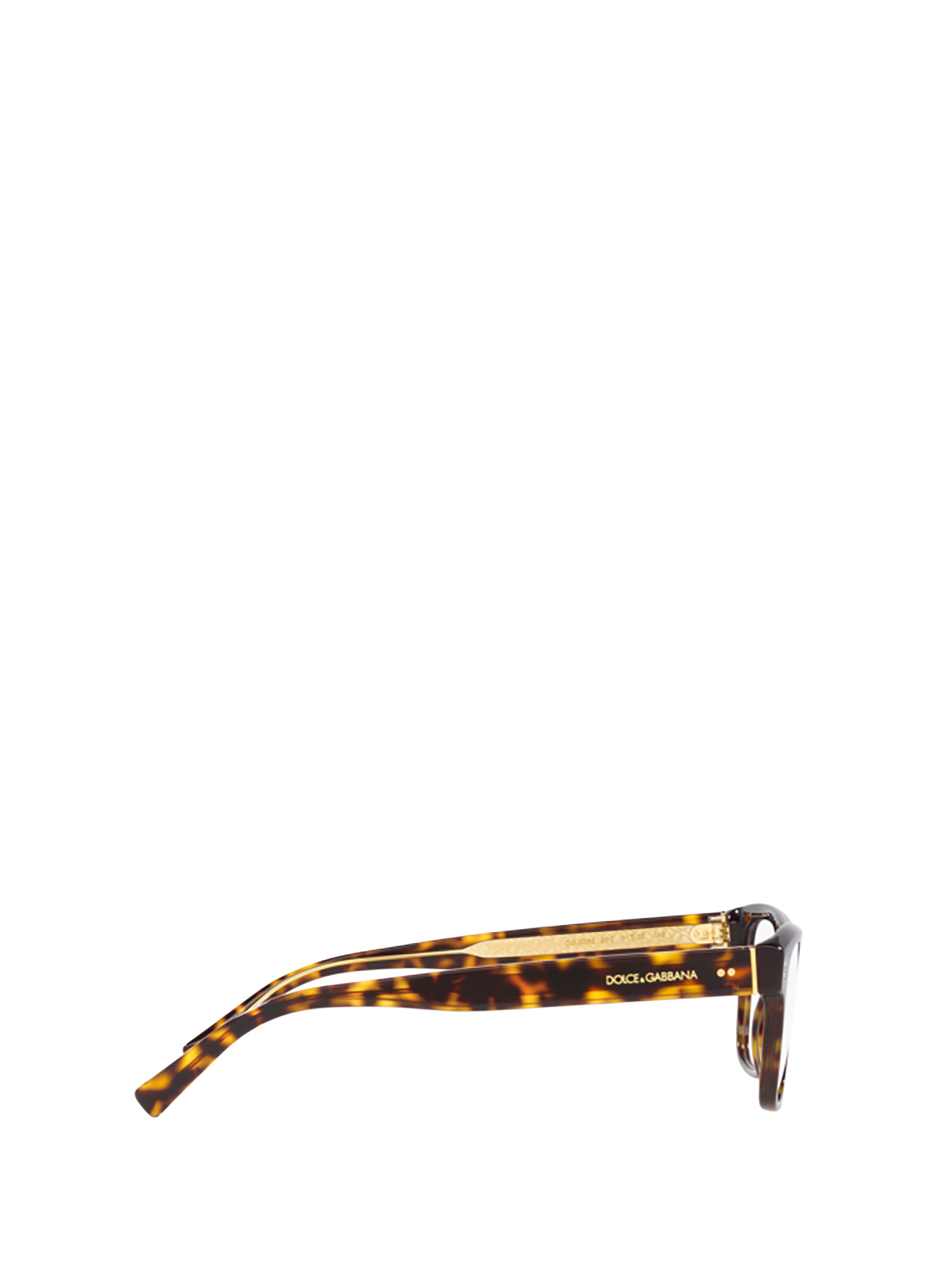 Dolce & Gabbana Tortoiseshell-effect Square-frame Glasses In White