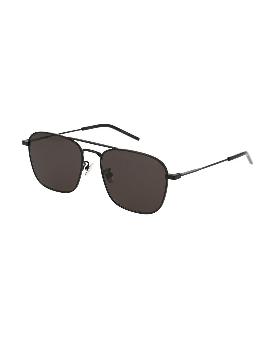 Saint Laurent Sl309 Aviator-style Sunglasses In Gray