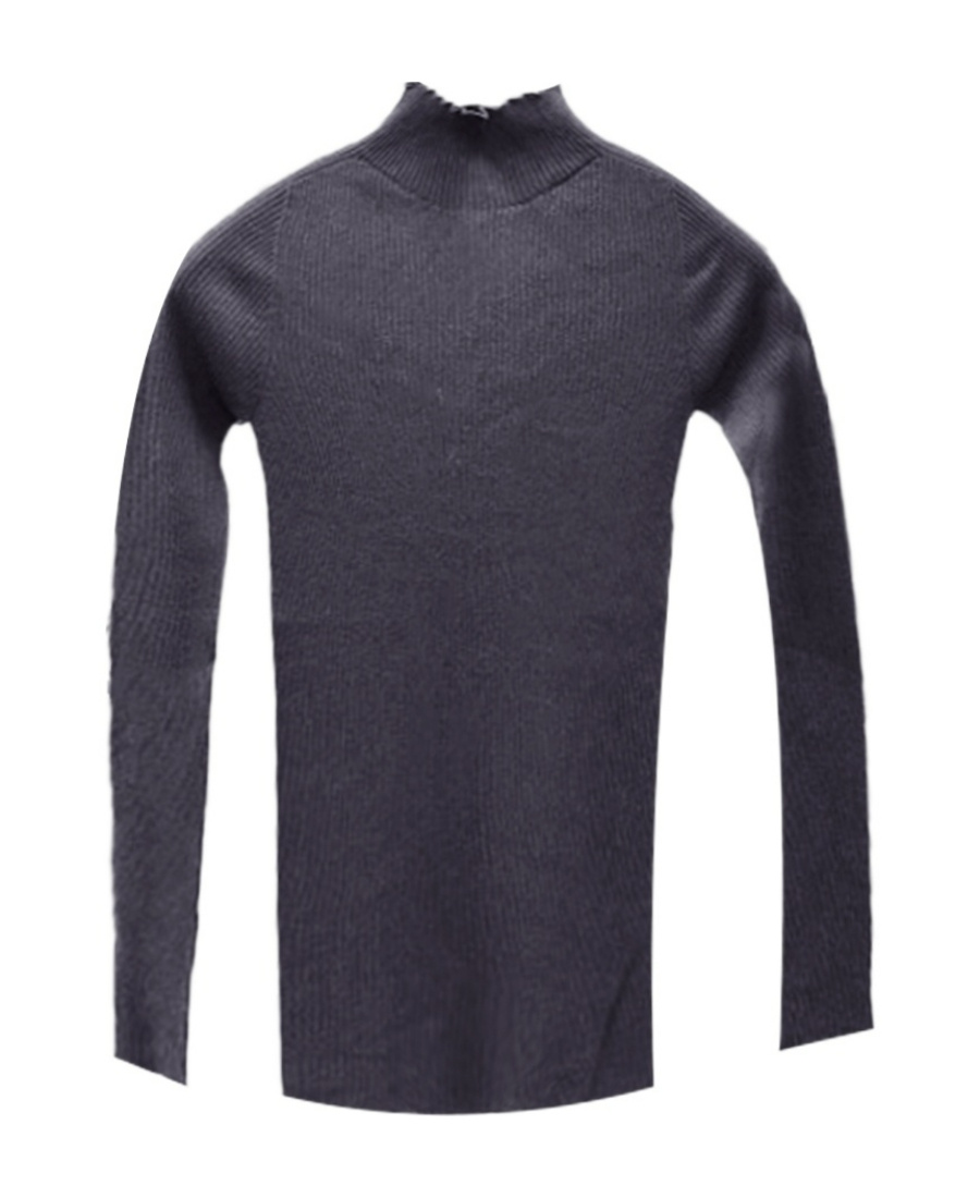 Rick Owens High-necked Slim Pullover In Black