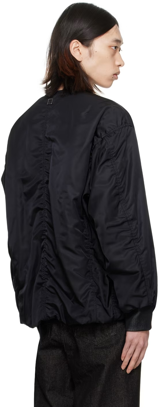 Wooyoungmi Tight Rope Double-sided Casual Jacket In Black