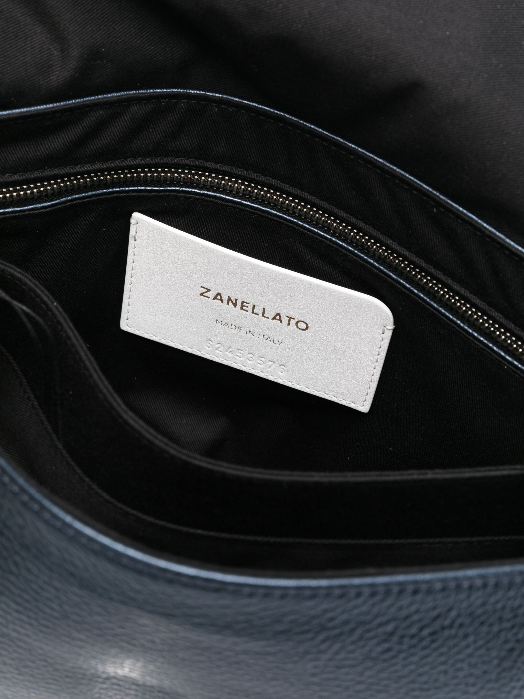 Zanellato Flip Shoulder Bag In Black