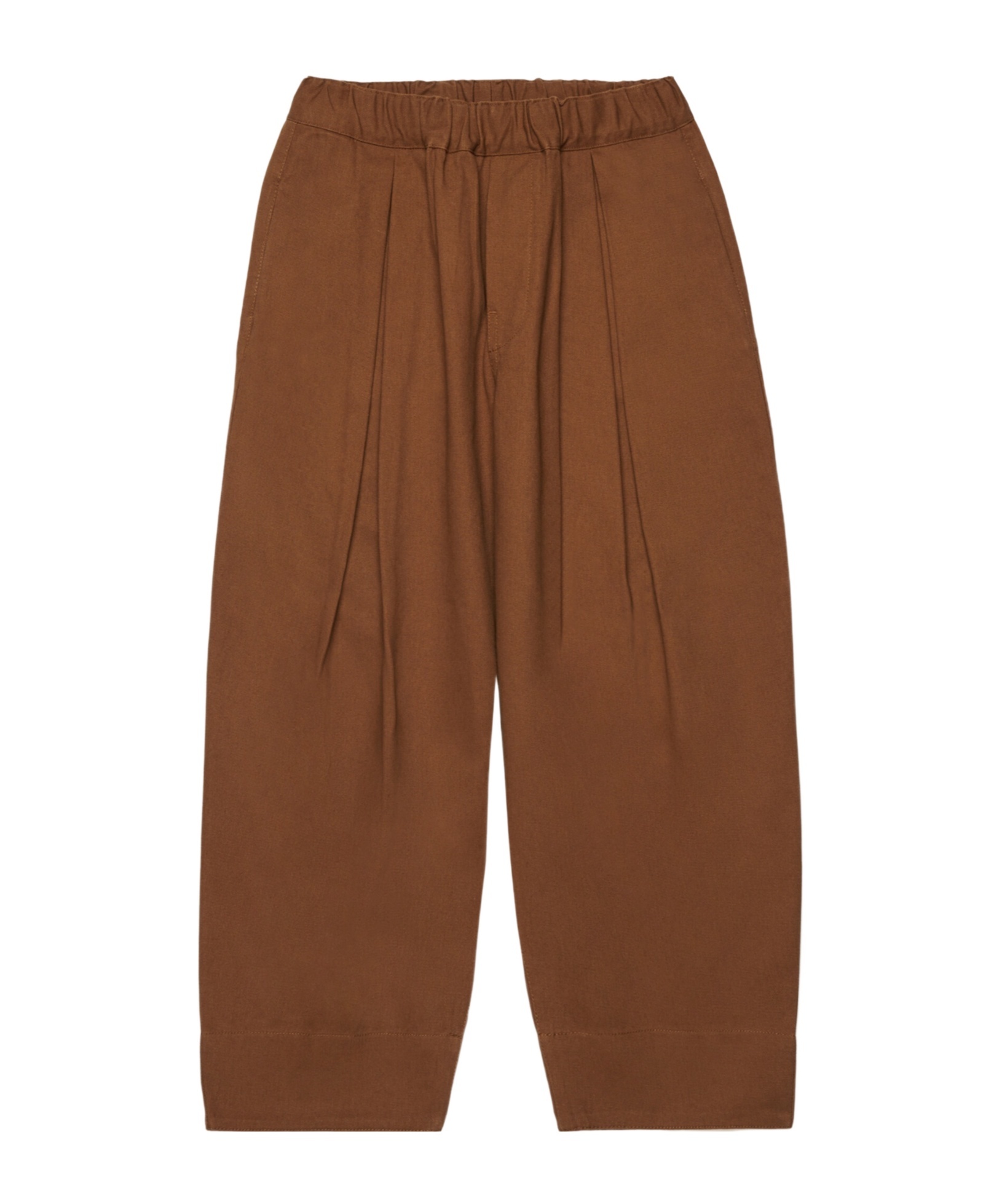 Marni Kids Elastic Waist Balloon Pants In Brown