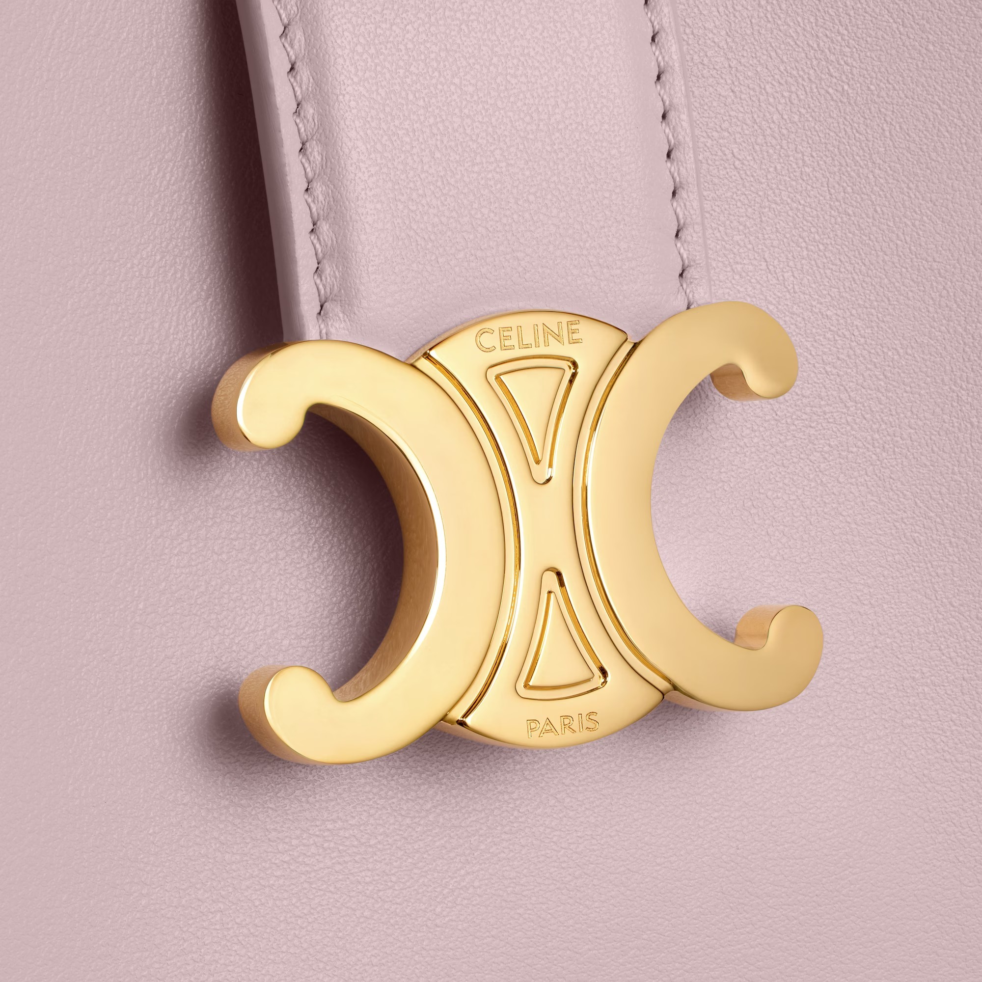 Celine Small Bucket Louise In Smooth Calfskin In Pink